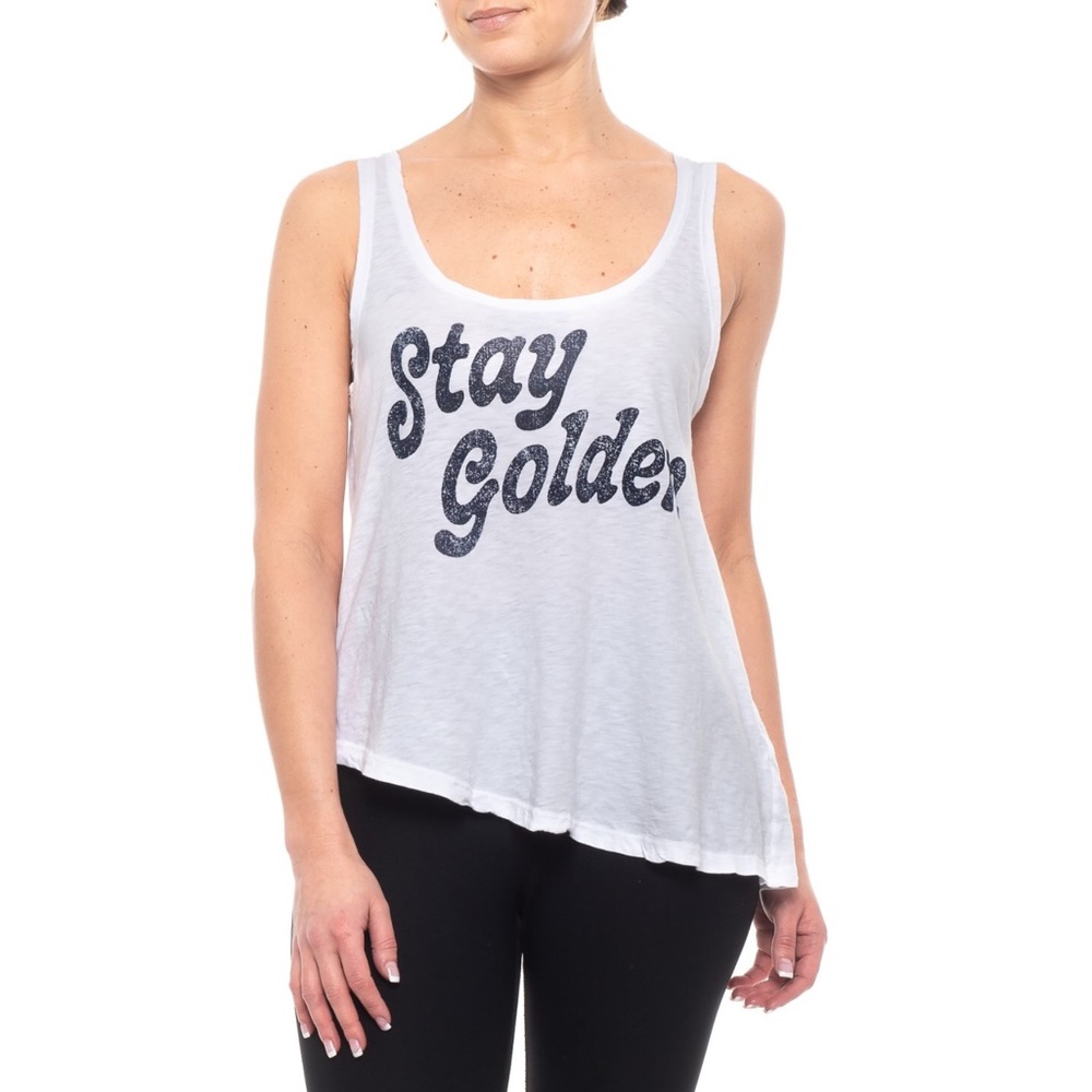 *NWT* Sundry Stay Golden Tank Top - Pima Cotton